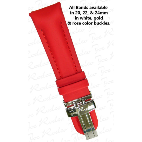 Classic Red Polyurethane Band 20 MM