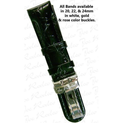 Classic Black Leather Band 20 MM