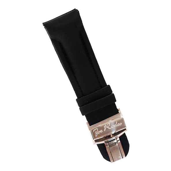 Mini Heart Black Polyurethane Band 14 MM
