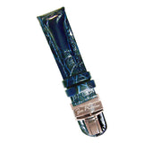Secret Heart Navy Leather Band 16 MM