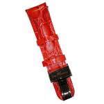 Chelsea Red Leather Band 20 MM