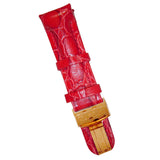 2000 Red Leather Band 22 MM