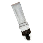 Tyler White Leather Band 22 MM