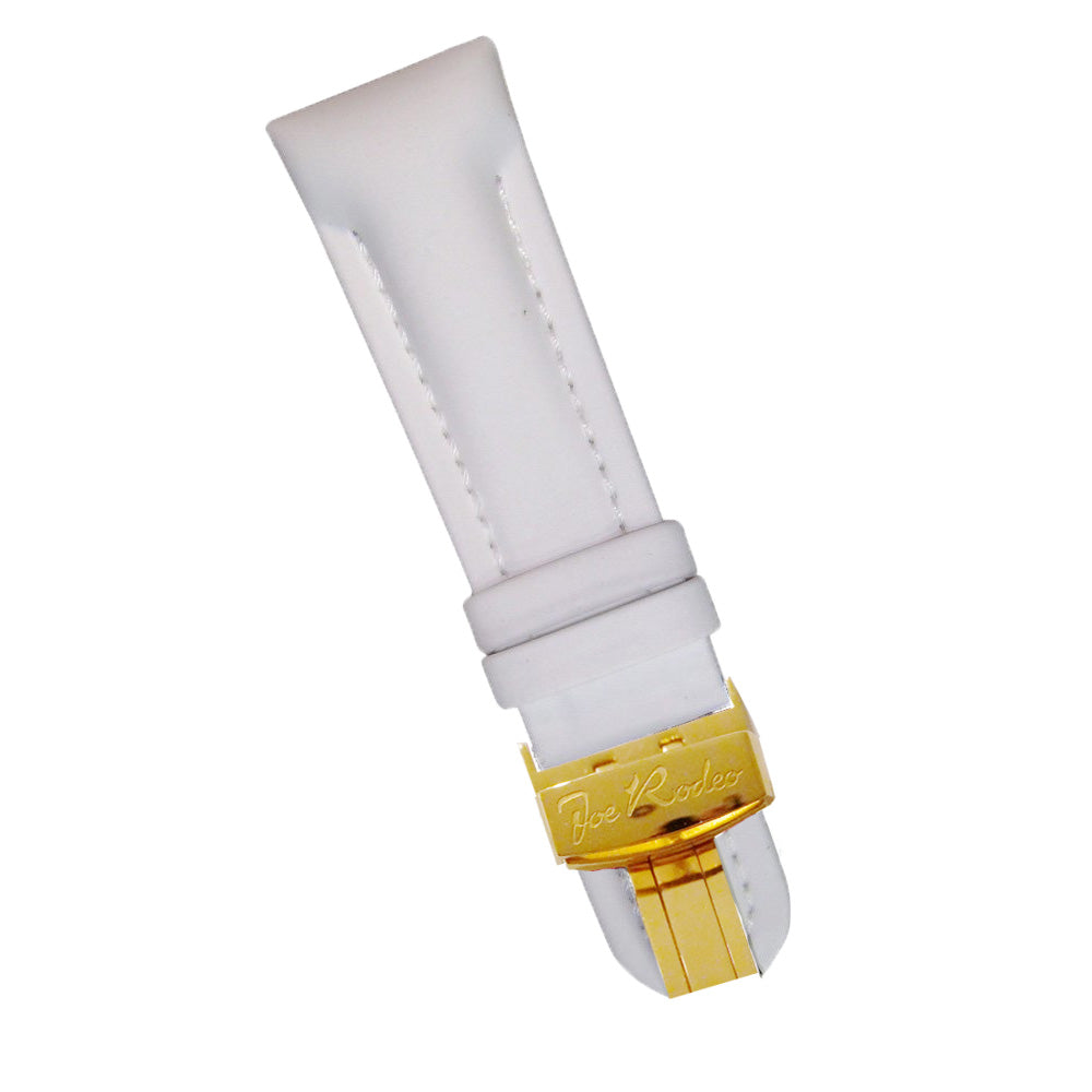 Sahara White Polyurethane Band 14 MM